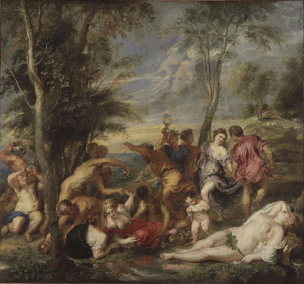 Peter Paul Rubens Bacchanal auf Andros China oil painting art